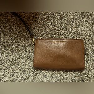 MICHAEL KORS WALLET BROWN LEATHER